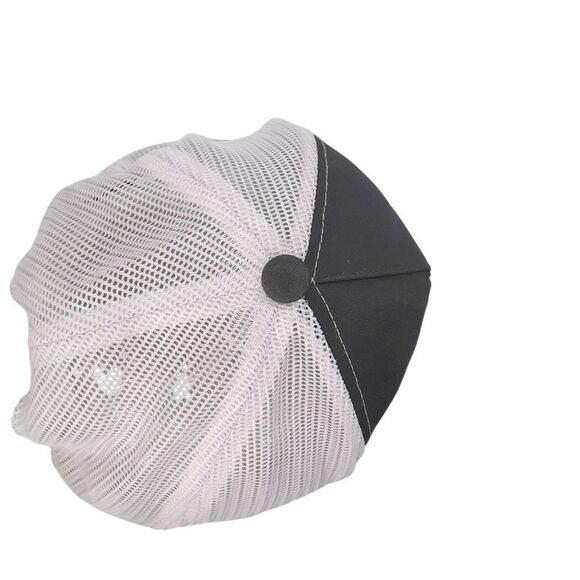 Lazy Ranch Wear embroidered cow Patch Trucker Gray Snap Back cowgirl - Picture 12 of 14